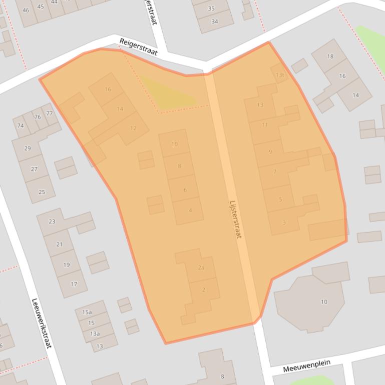 Kaart van postcodegebied 7771AH.