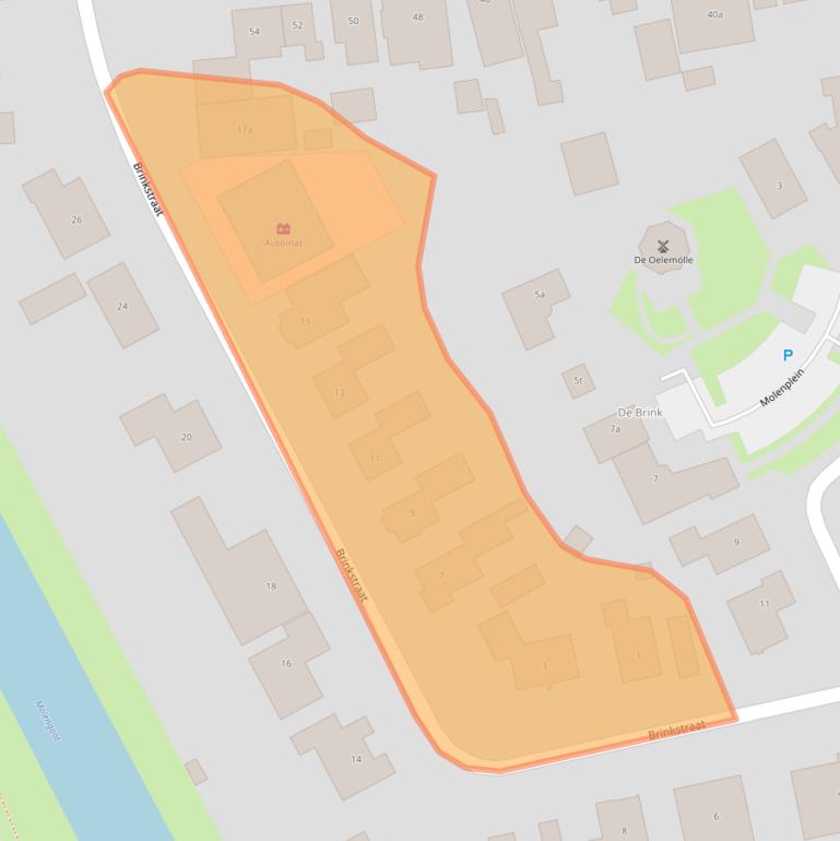 Kaart van postcodegebied 7771BD.