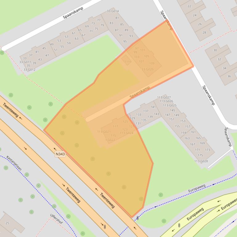 Kaart van postcodegebied 7771BP.