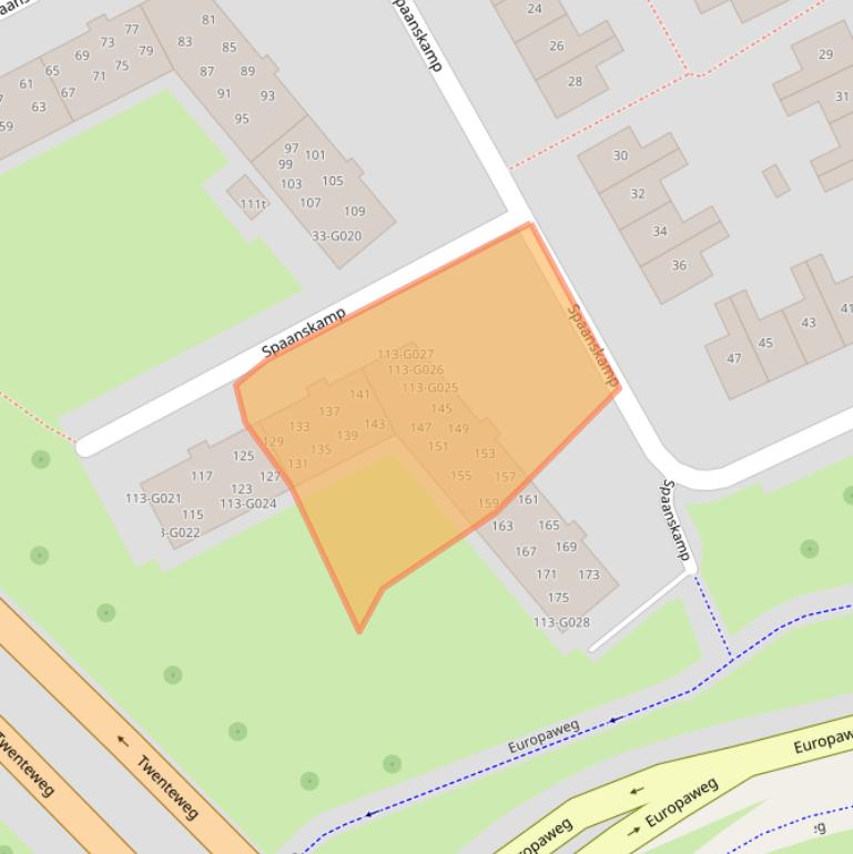 Kaart van postcodegebied 7771BR.