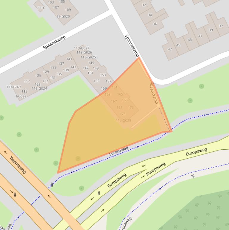 Kaart van postcodegebied 7771BS.