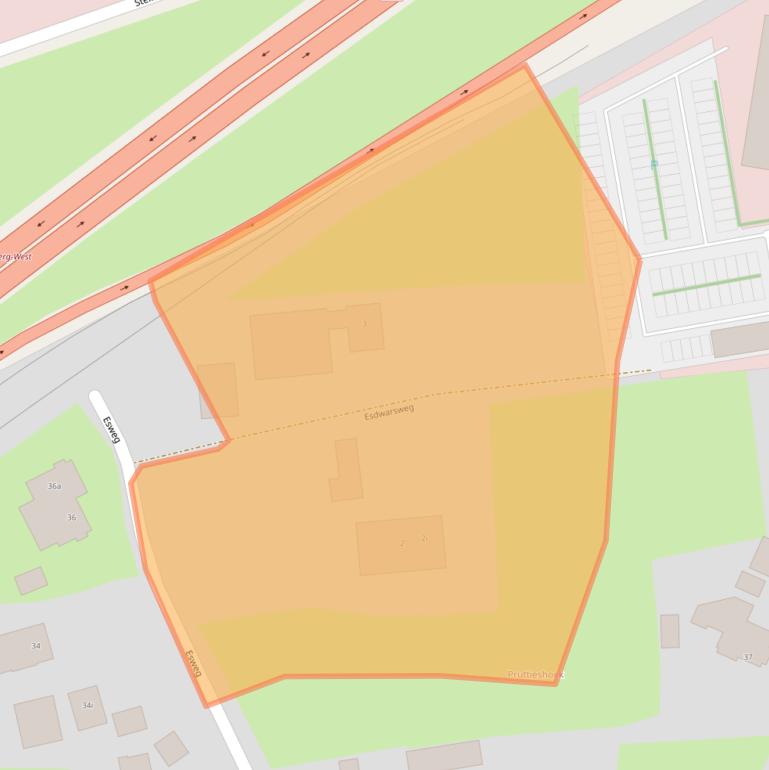 Kaart van postcodegebied 7771CD.