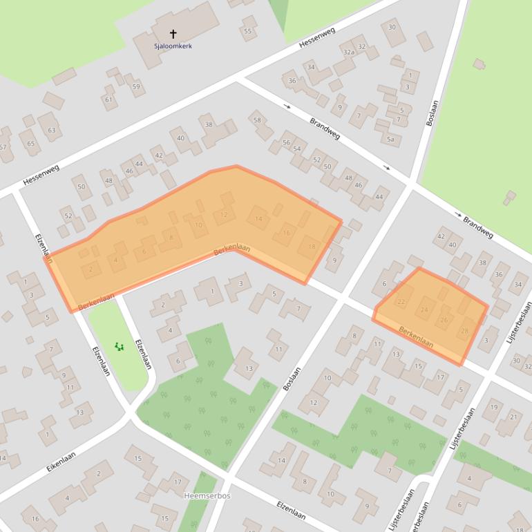 Kaart van postcodegebied 7771DD.