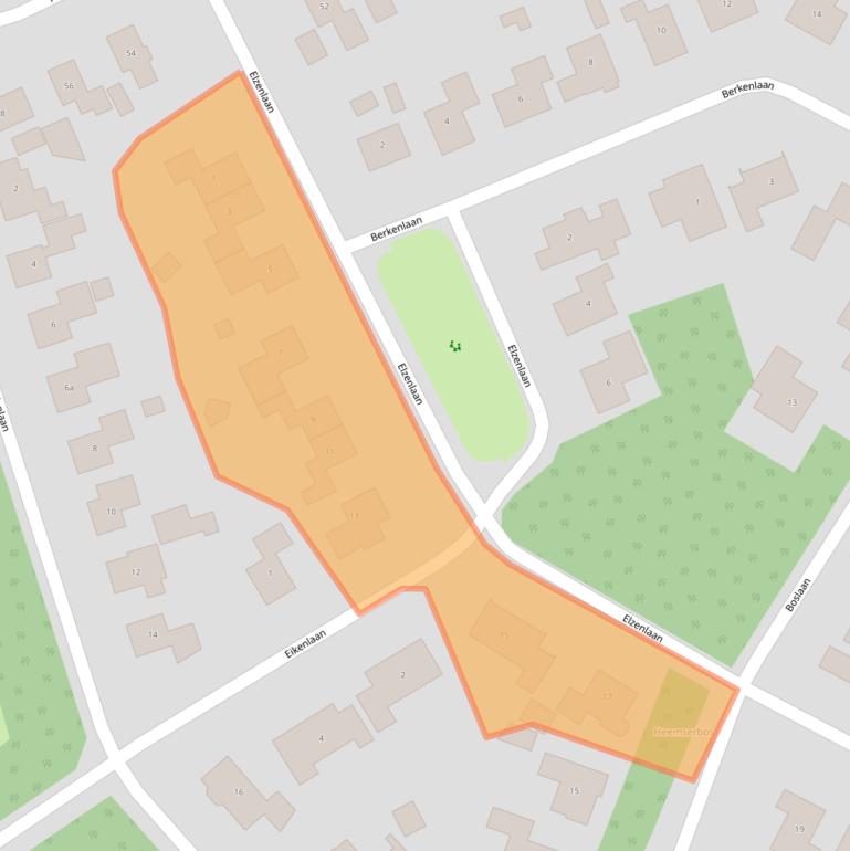 Kaart van postcodegebied 7771DJ.