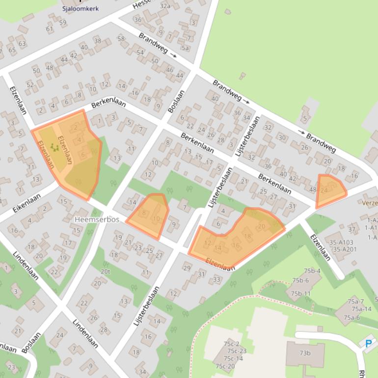 Kaart van postcodegebied 7771DL.