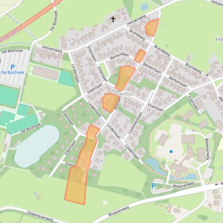 Kaart van postcodegebied 7771DP.