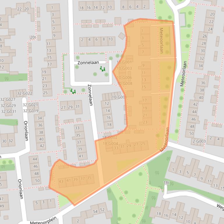 Kaart van postcodegebied 7771EA.