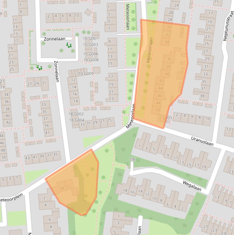 Kaart van postcodegebied 7771EC.