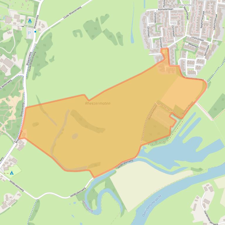 Kaart van postcodegebied 7771EG.