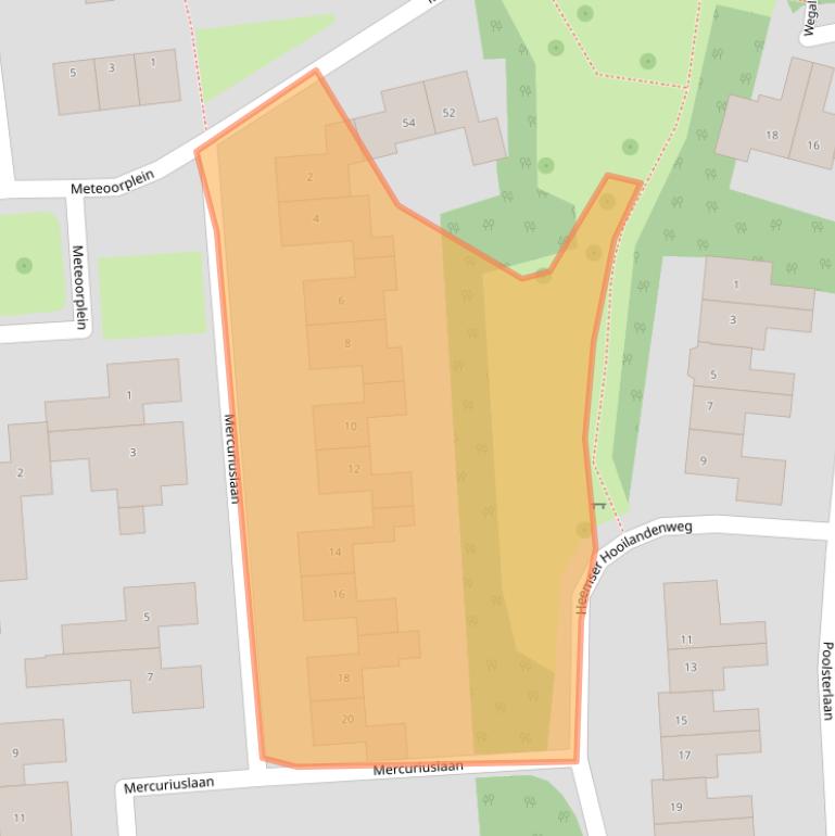 Kaart van postcodegebied 7771EH.