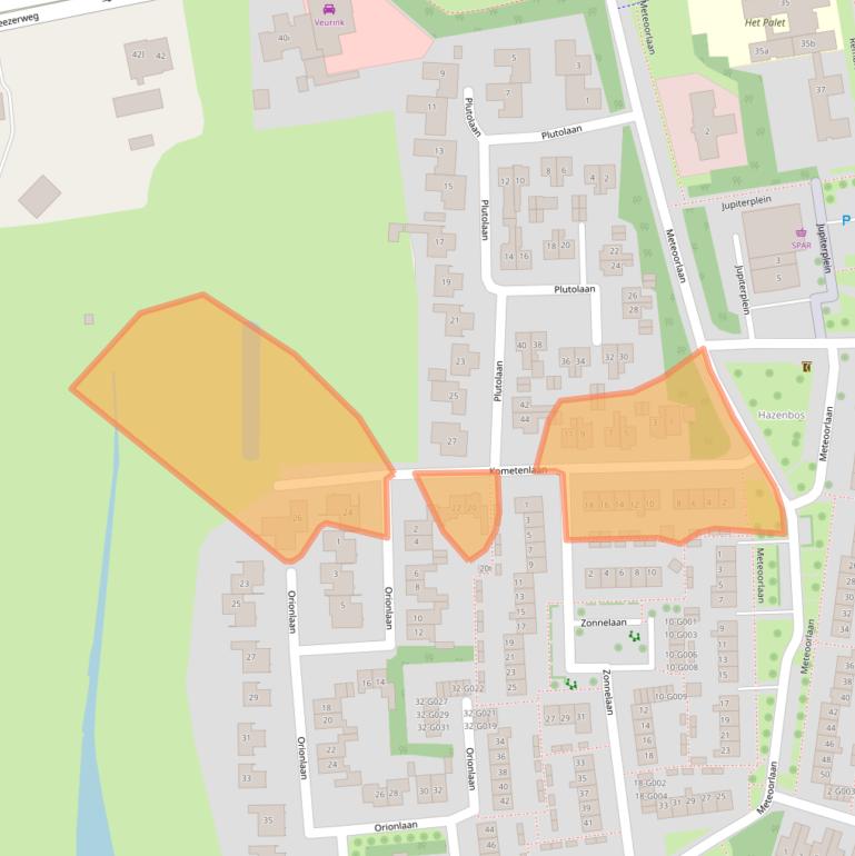 Kaart van postcodegebied 7771EM.