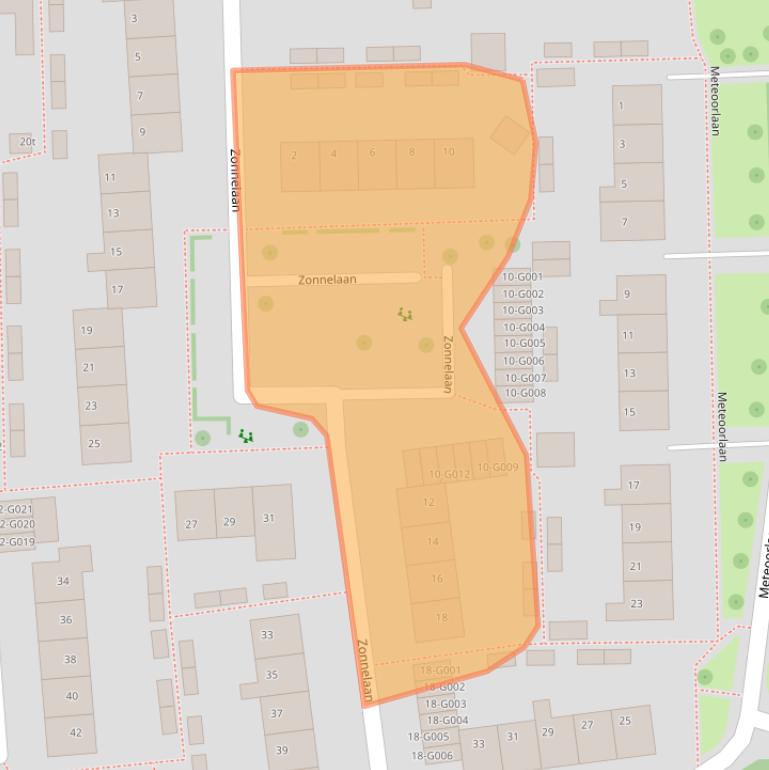 Kaart van postcodegebied 7771ES.