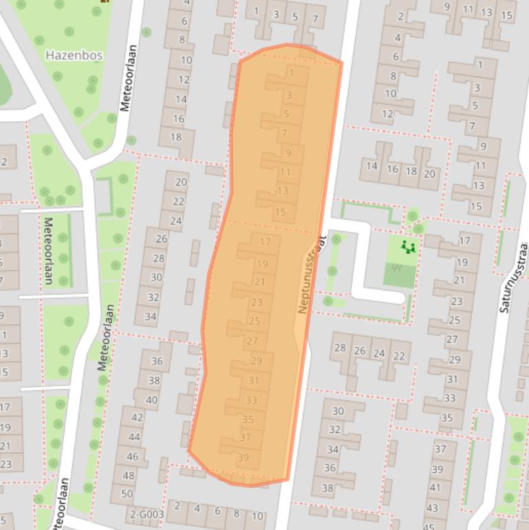 Kaart van postcodegebied 7771EW.