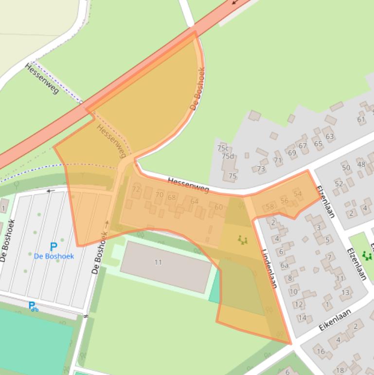 Kaart van postcodegebied 7771RG.