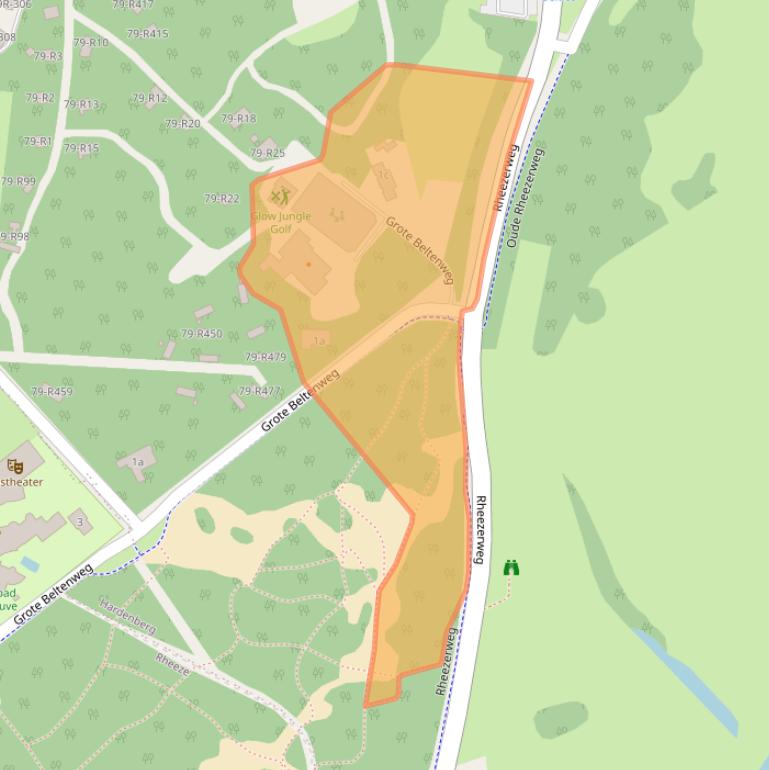 Kaart van postcodegebied 7771SX.