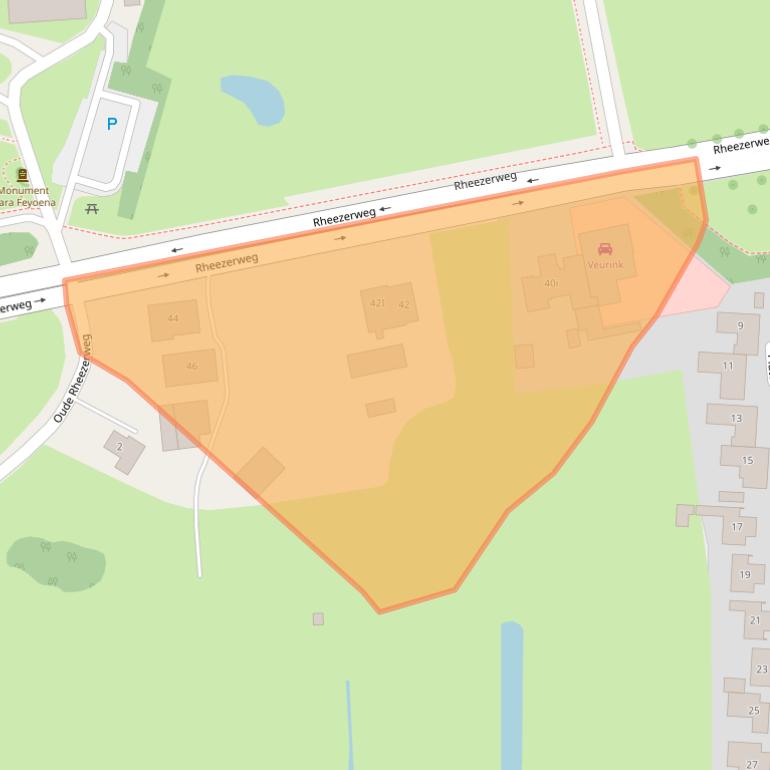 Kaart van postcodegebied 7771TG.