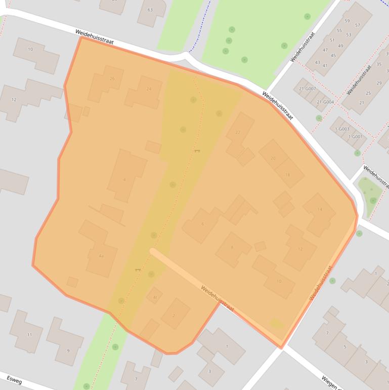 Kaart van postcodegebied 7771WD.