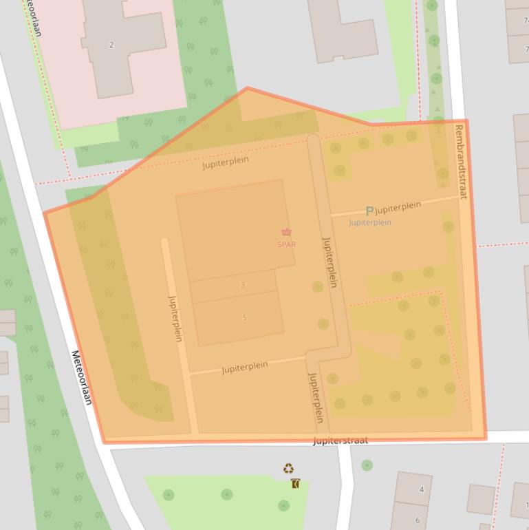 Kaart van postcodegebied 7771XT.