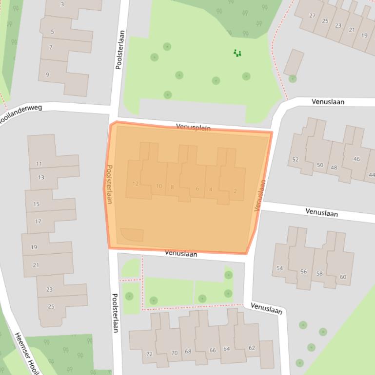 Kaart van postcodegebied 7771XZ.