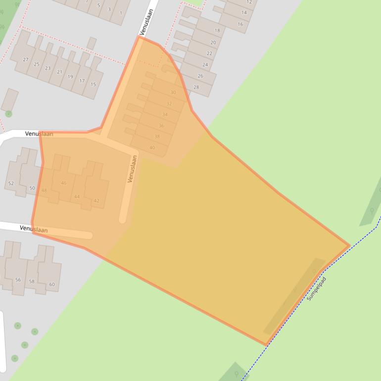 Kaart van postcodegebied 7771ZC.