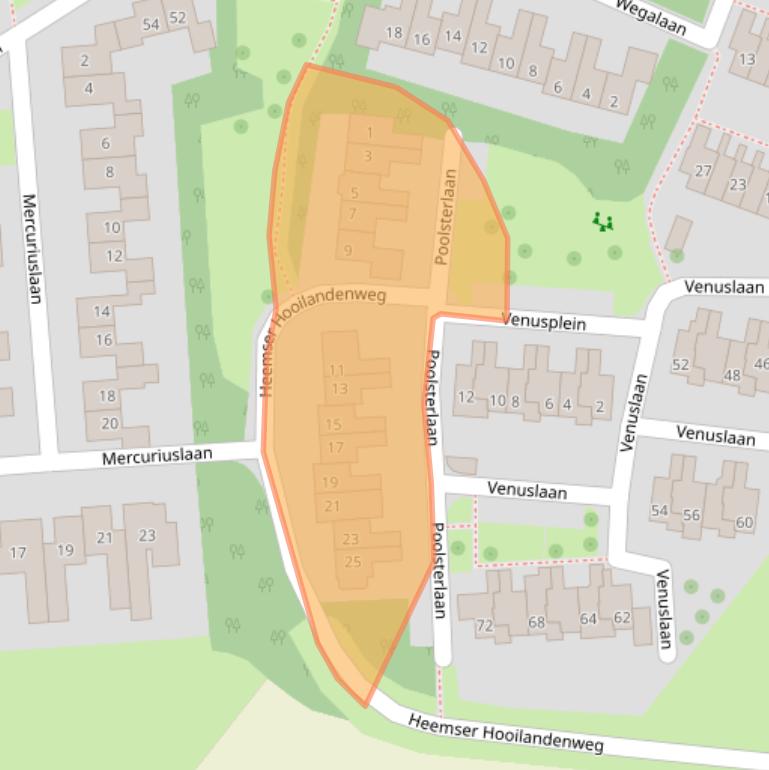 Kaart van postcodegebied 7771ZE.