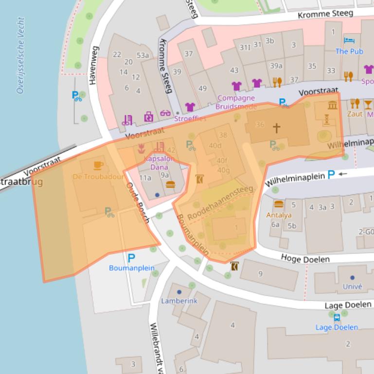 Kaart van postcodegebied 7772AD.