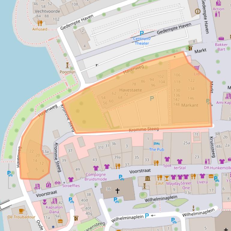 Kaart van postcodegebied 7772AG.