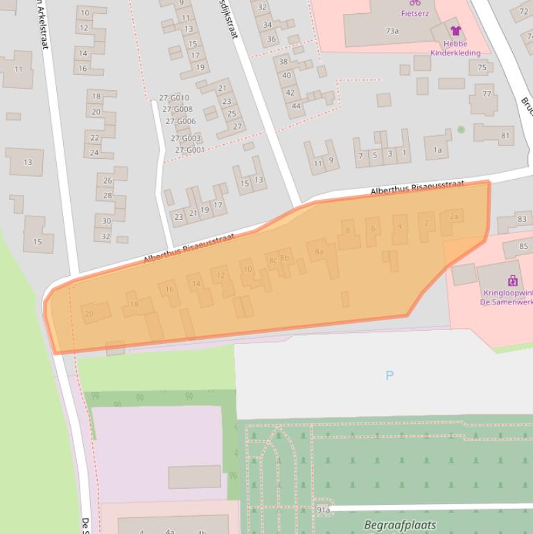 Kaart van postcodegebied 7772AV.