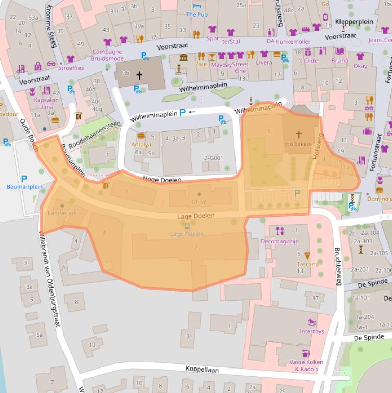 Kaart van postcodegebied 7772BL.