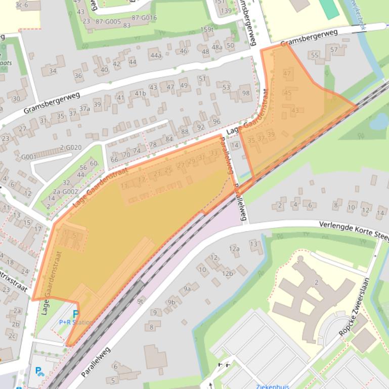 Kaart van postcodegebied 7772CK.