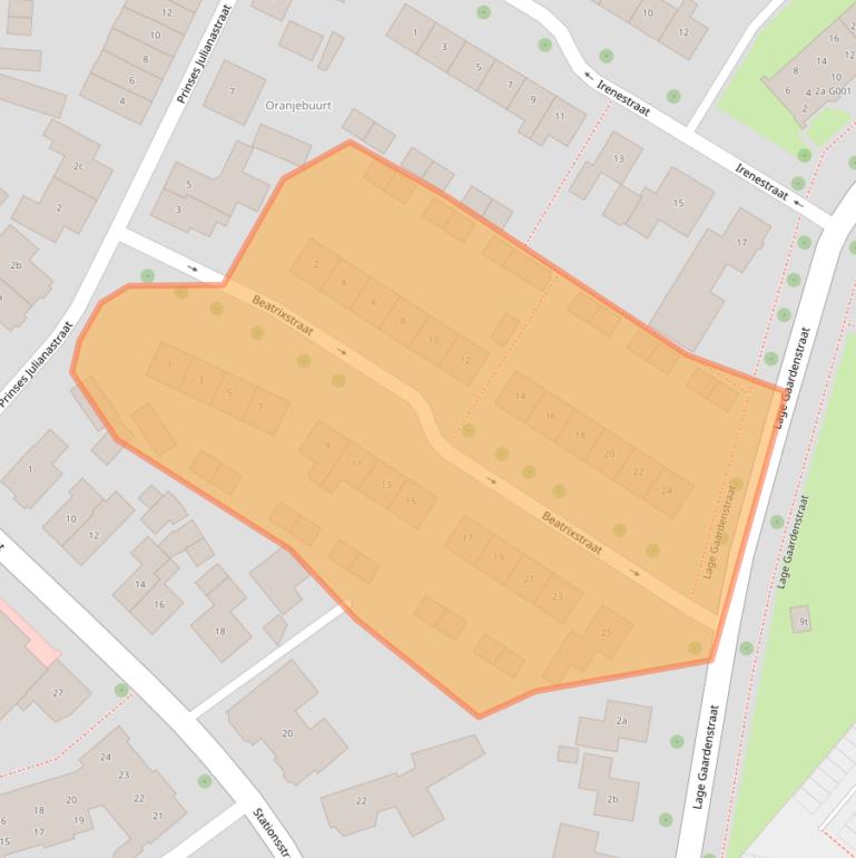 Kaart van postcodegebied 7772CR.