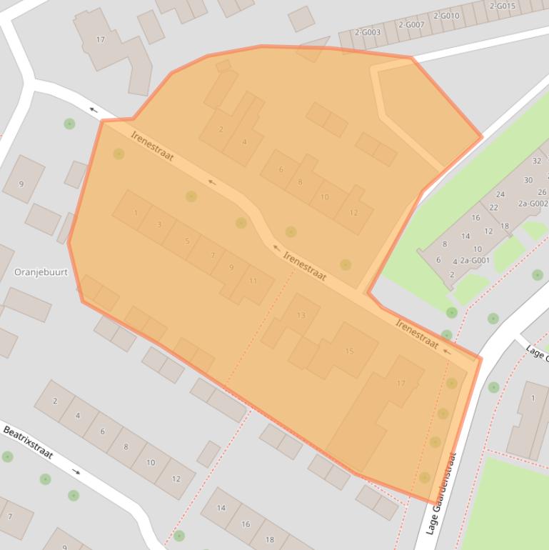 Kaart van postcodegebied 7772CS.