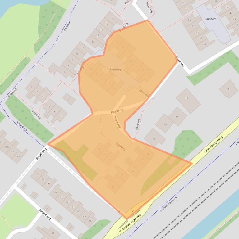 Kaart van postcodegebied 7772DH.