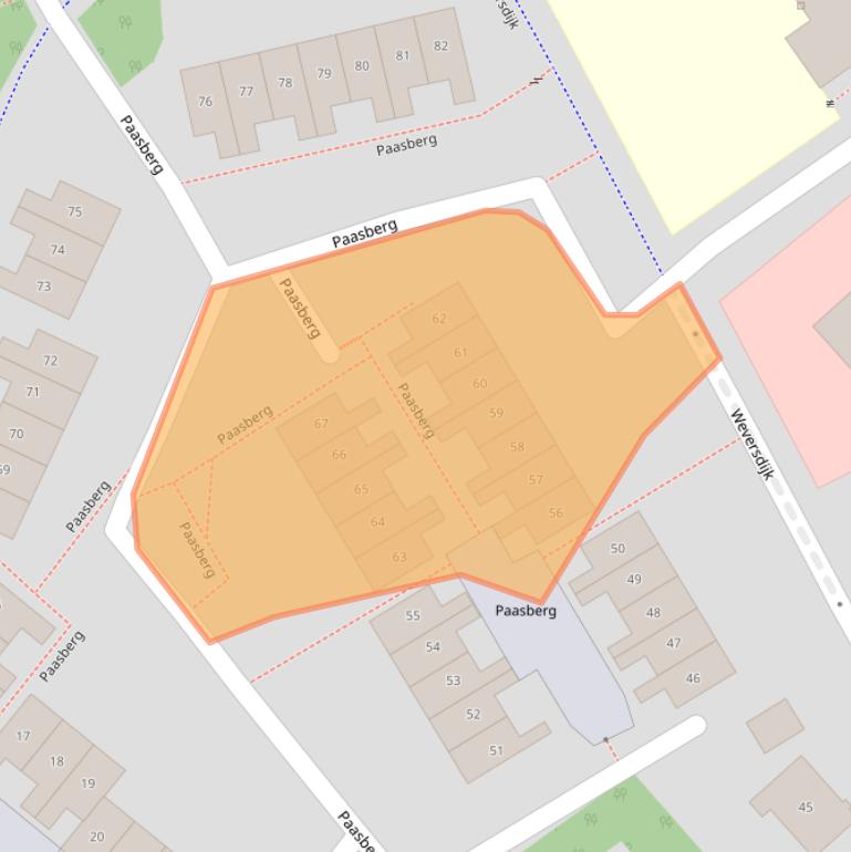 Kaart van postcodegebied 7772DK.