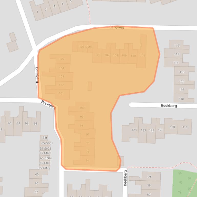 Kaart van postcodegebied 7772DT.