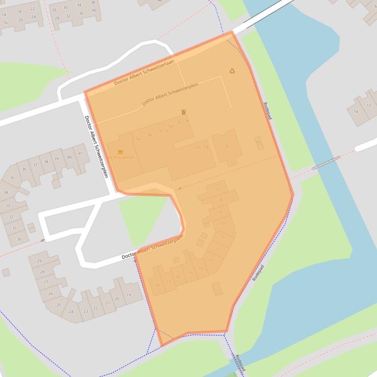 Kaart van postcodegebied 7772ED.