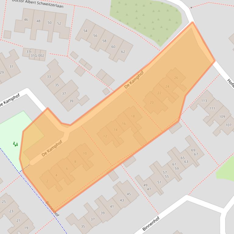 Kaart van postcodegebied 7772EH.