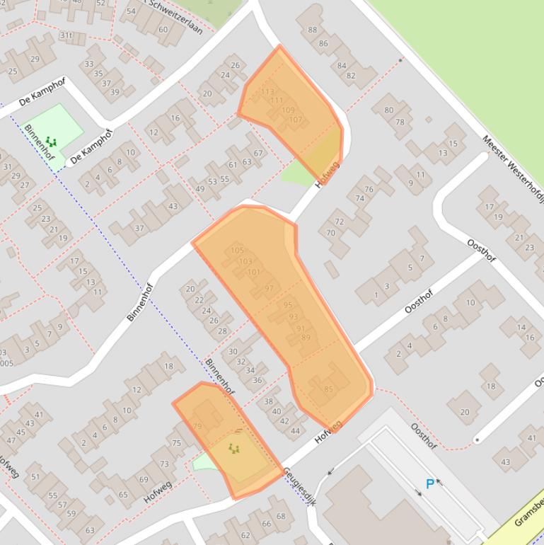 Kaart van postcodegebied 7772GV.