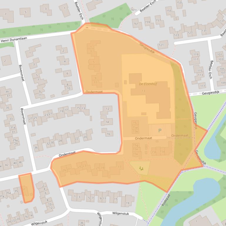 Kaart van postcodegebied 7772JA.