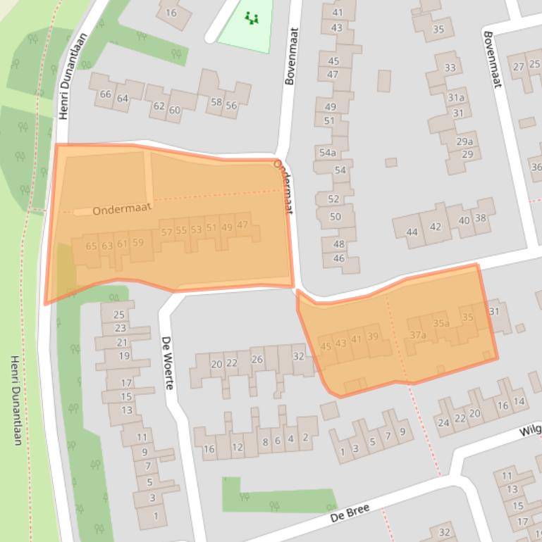 Kaart van postcodegebied 7772JB.