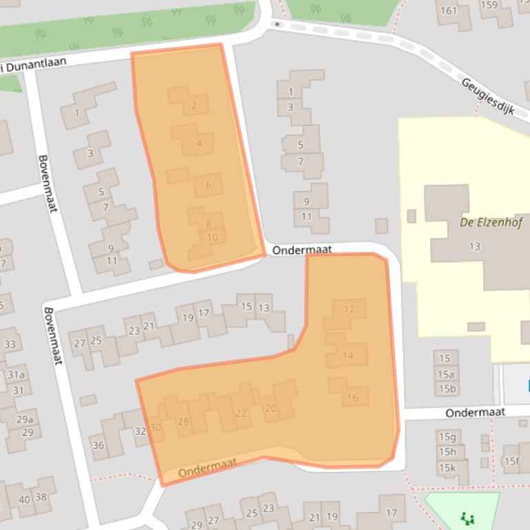 Kaart van postcodegebied 7772JC.