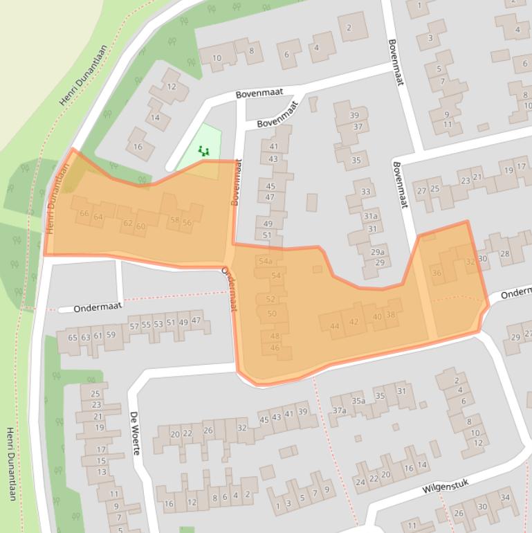 Kaart van postcodegebied 7772JD.