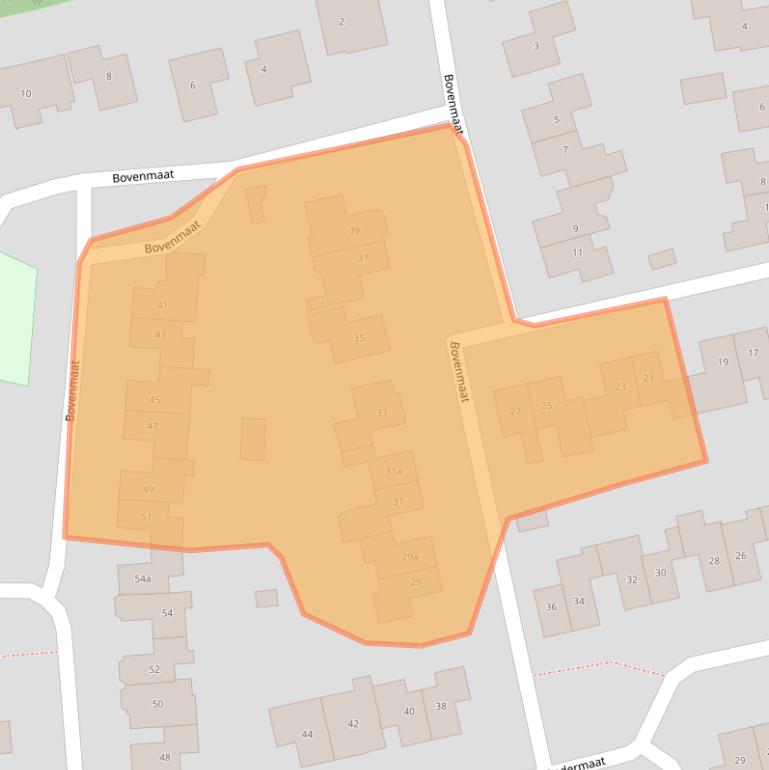 Kaart van postcodegebied 7772JG.
