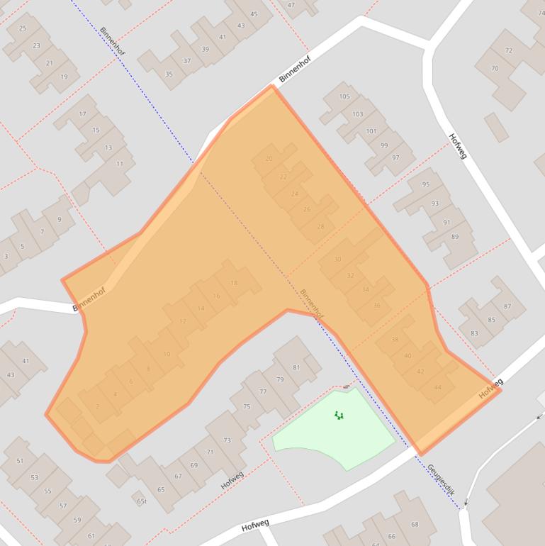 Kaart van postcodegebied 7772JH.