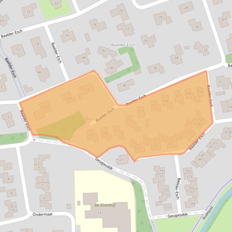 Kaart van postcodegebied 7772JT.
