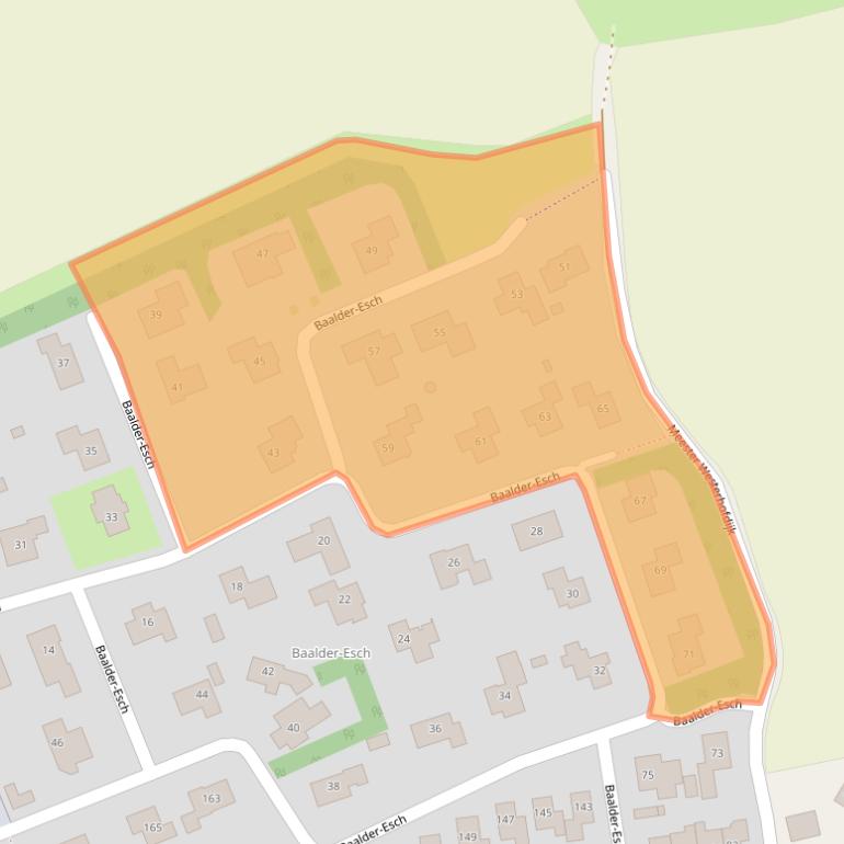 Kaart van postcodegebied 7772JX.