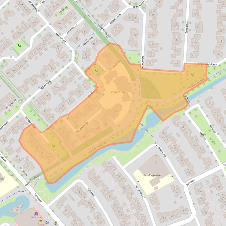 Kaart van postcodegebied 7772LD.