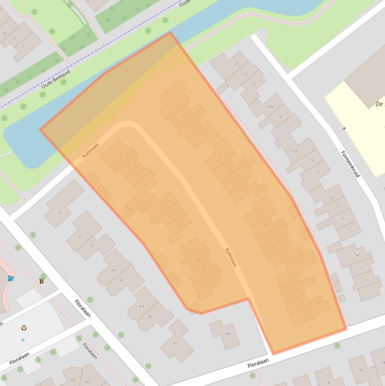 Kaart van postcodegebied 7772MD.