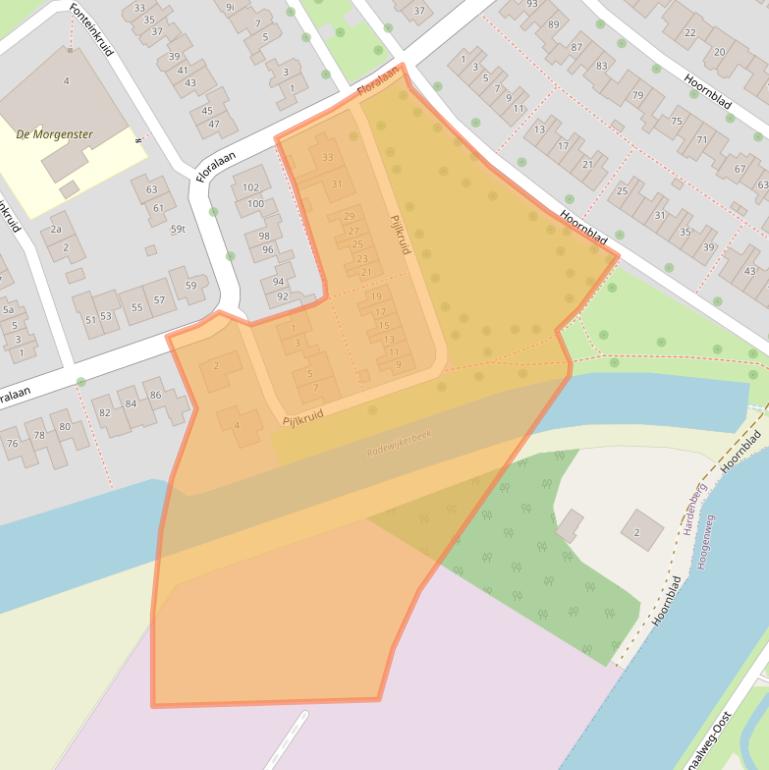 Kaart van postcodegebied 7772ME.