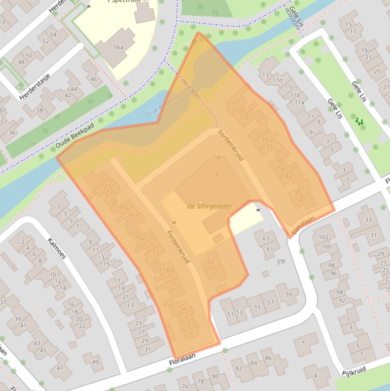 Kaart van postcodegebied 7772ML.